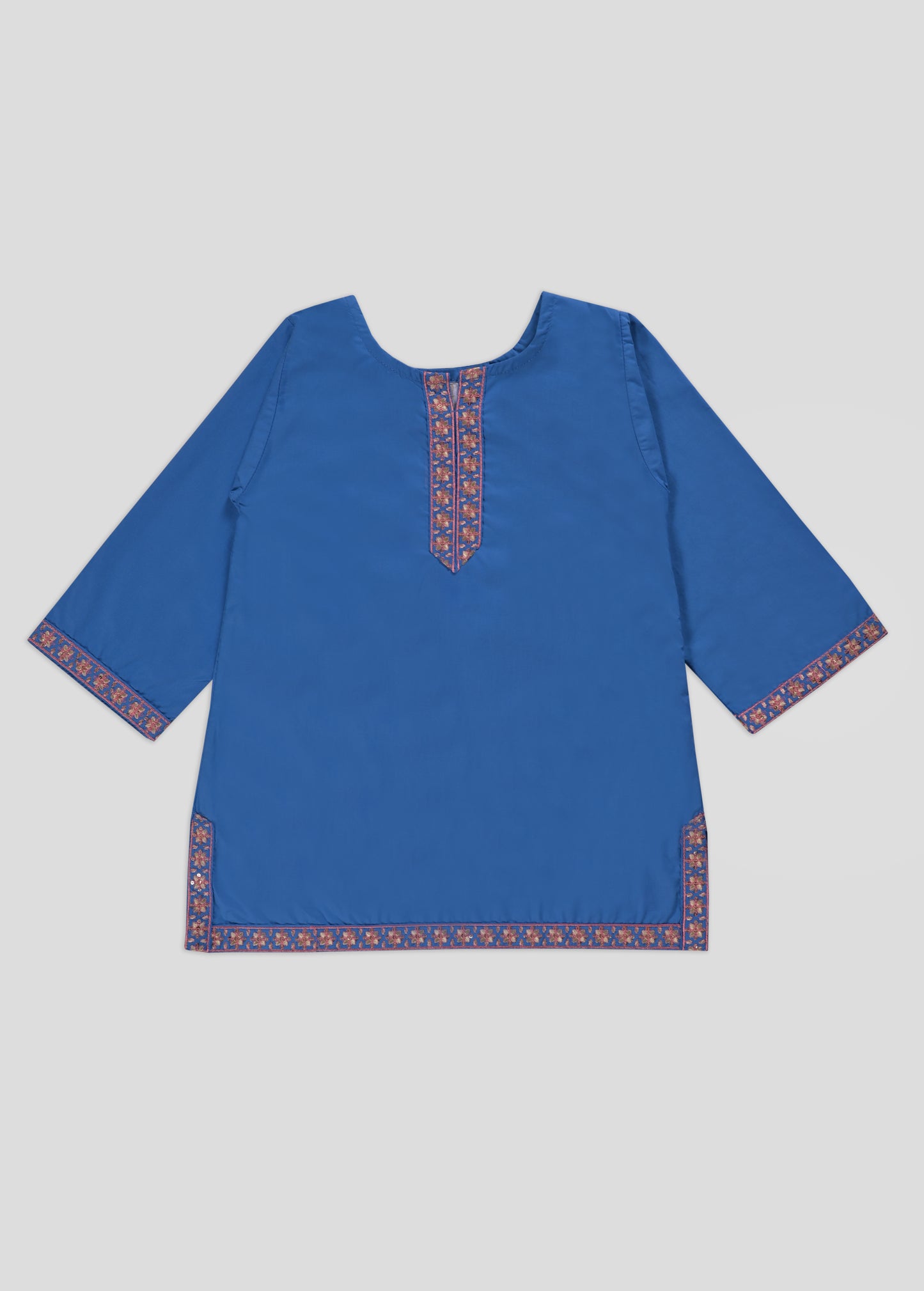 Embroidered Kurti With Trouser