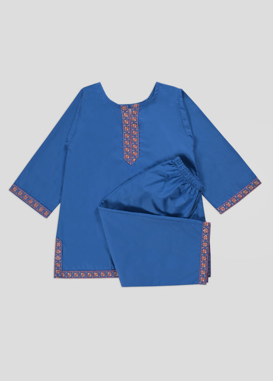 Embroidered Kurti With Trouser