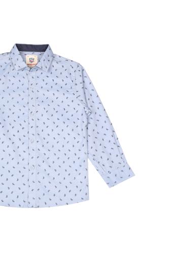 Printed Buttom Down Casual Shirt