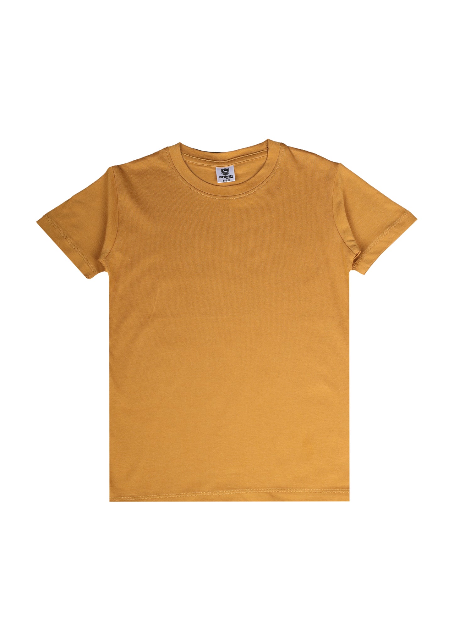 Plain Mustard Grapic T-Shirt