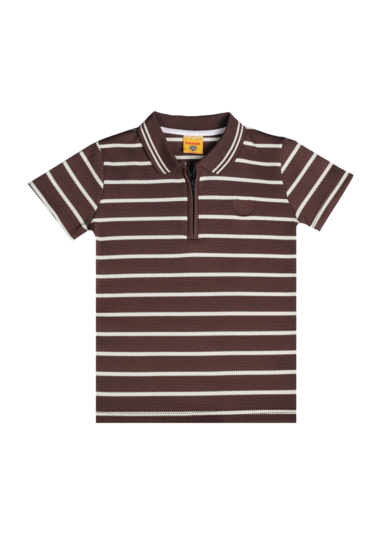 Stripped Lining Polo Shirt