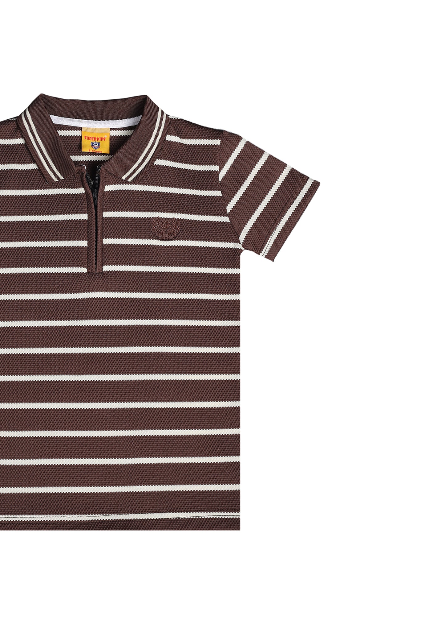 Stripped Lining Polo Shirt