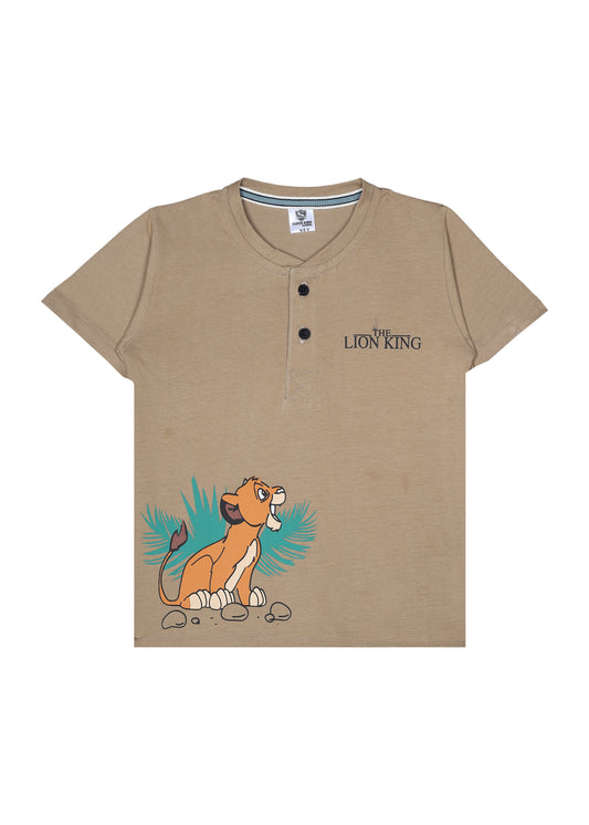The Lion King Grapic Henley T-Shirt