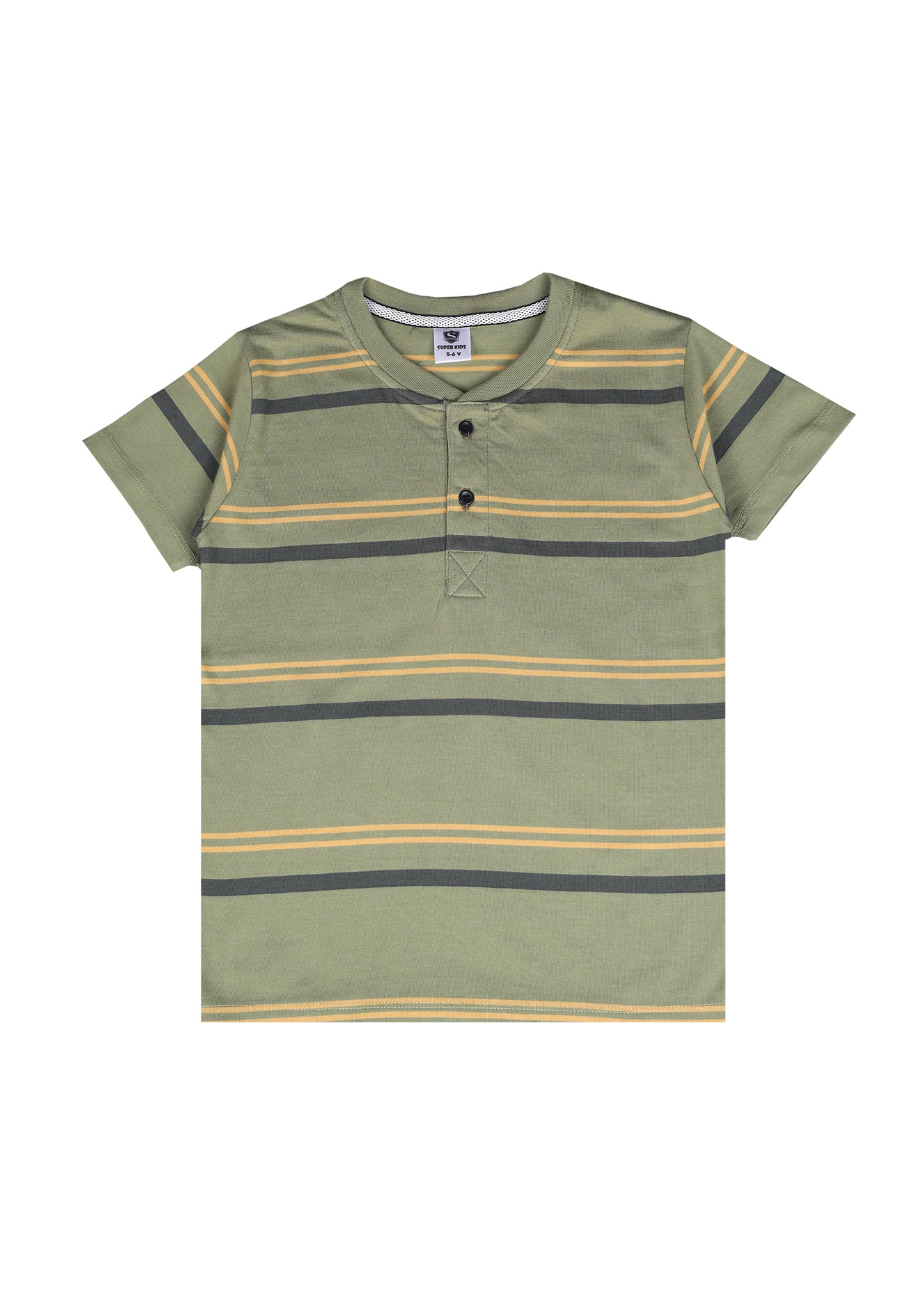 Light Green Henley T-Shirt
