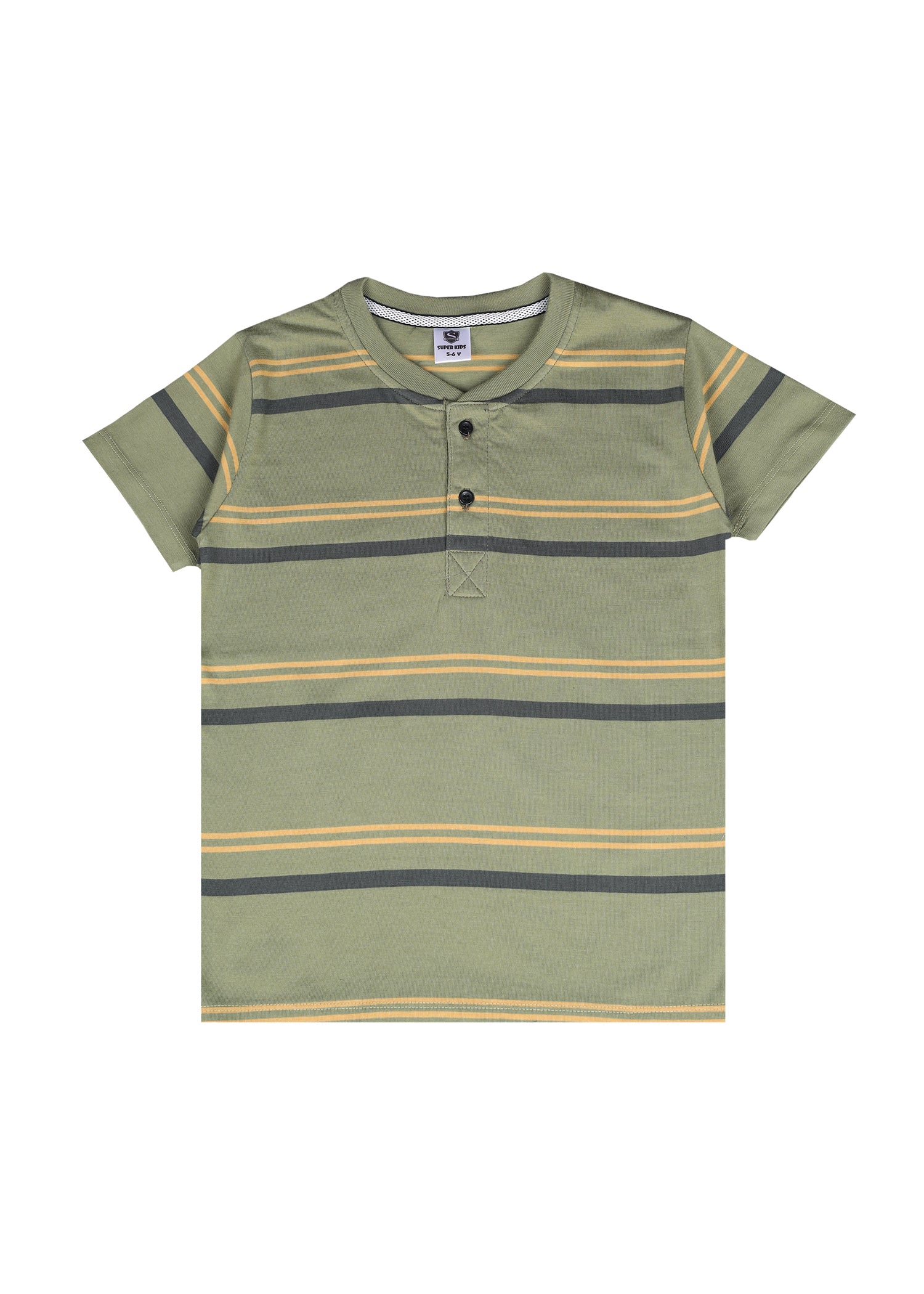Light Green Henley T-Shirt