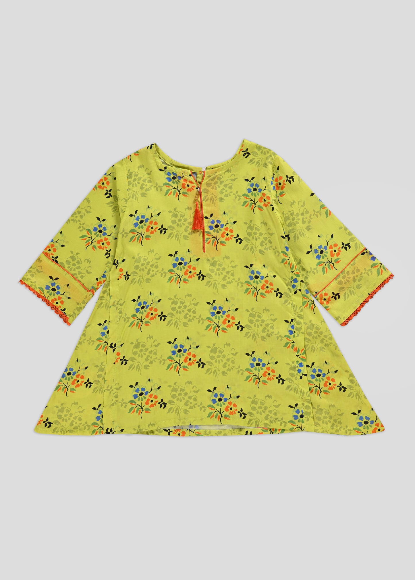 Printed Frock & Trouser