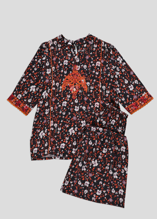 Embroidered Kameez & Trouser
