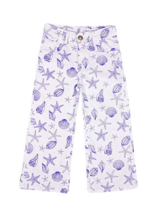 Printed Loose Buttom Pant