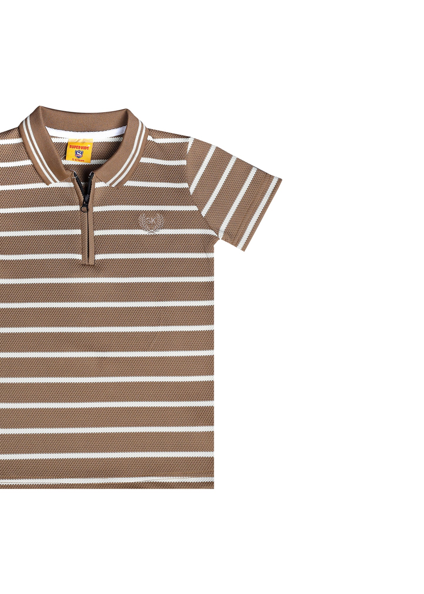 Stripped Lining Polo Shirt