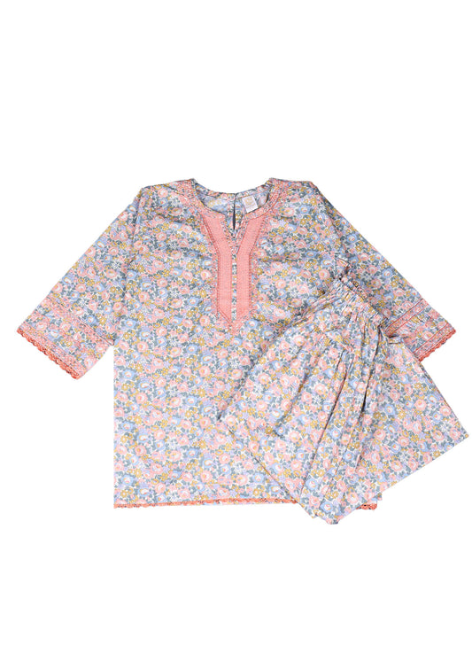 Printed Kameez With Shalwar