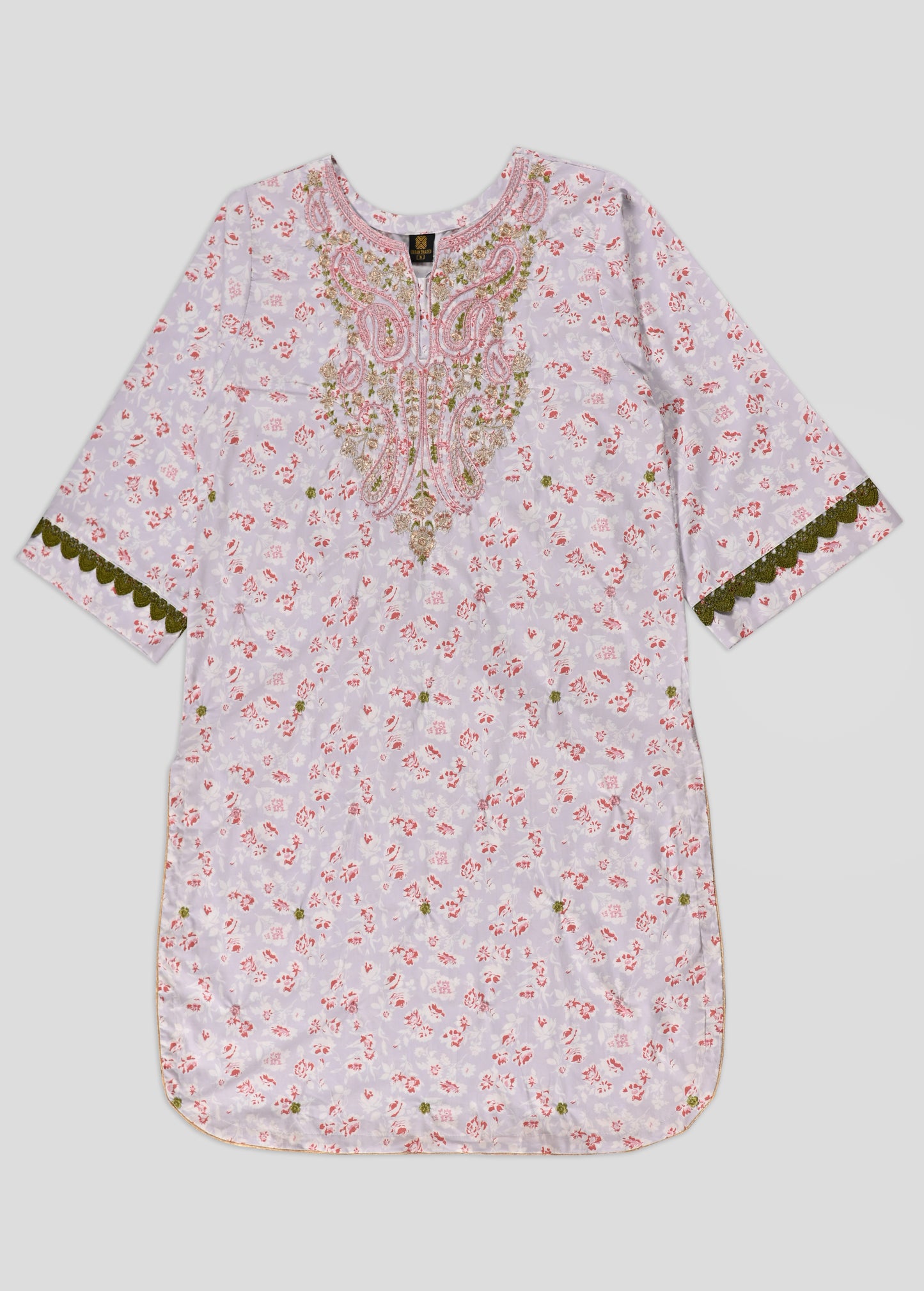 Ladies 2PC Embroidered Lawn Dress