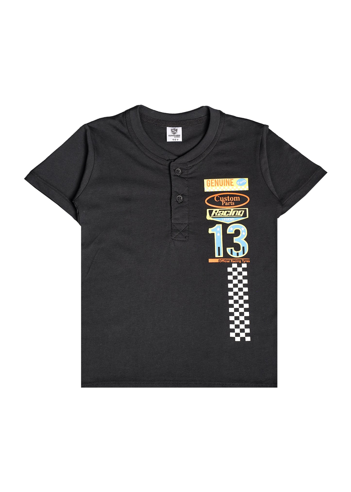 Racing Legeng 13 Grapic Henley T-Shirt
