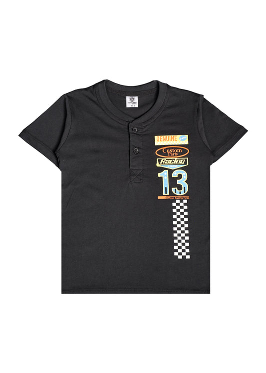 Racing Legeng 13 Grapic Henley T-Shirt