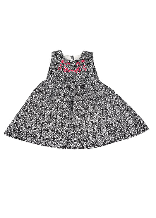 Floral Printed Casual Frock
