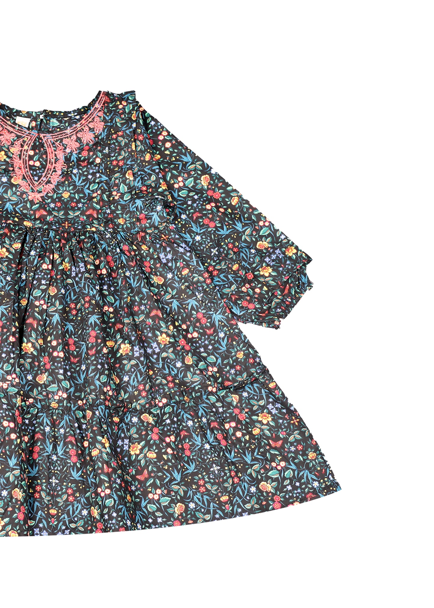 Floral Printed Long Frock