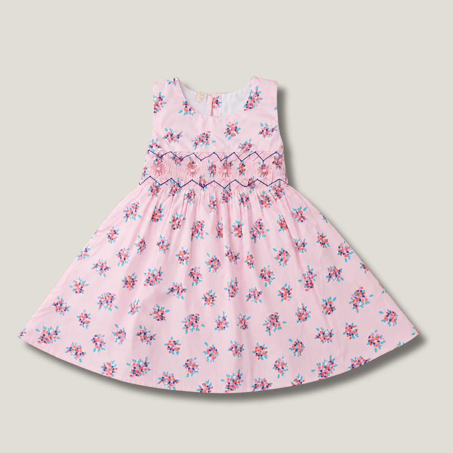 Blush Blossom Casual Frock