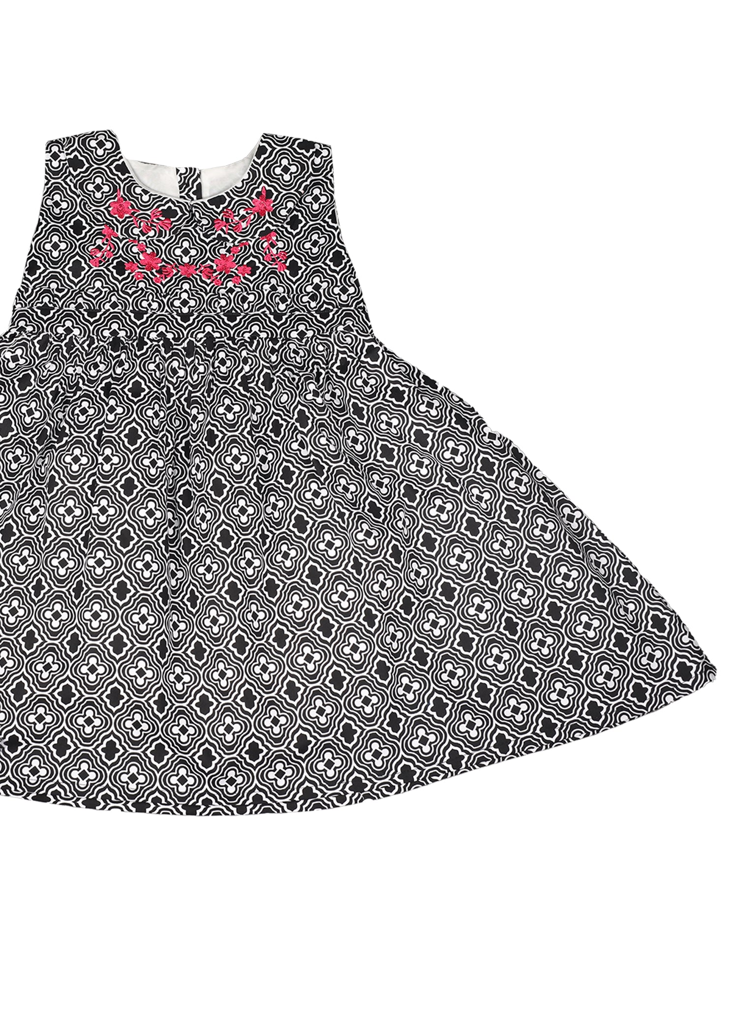 Floral Printed Casual Frock