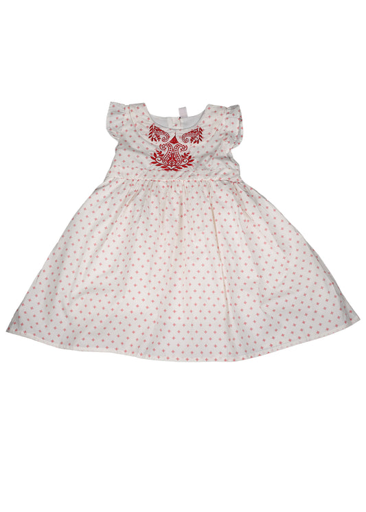 Embroidered Casual Frock