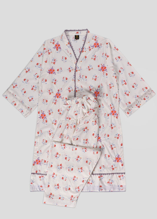 Ladies 2PC Printed Lawn Dress
