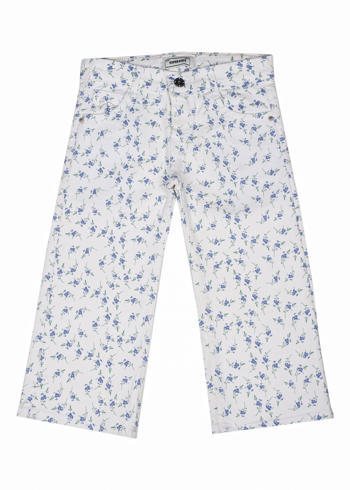 Girl's Printed Loose Fit Pant