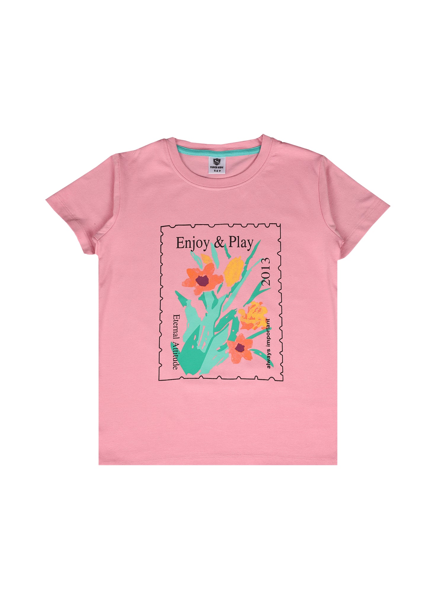 Floral Printed Grapic T-Shirt