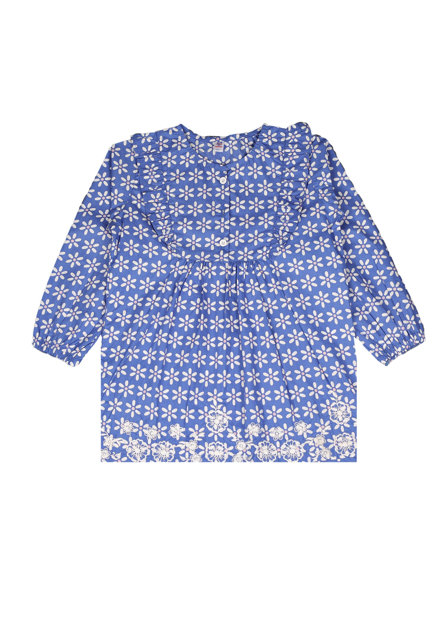 Blue Printed Top