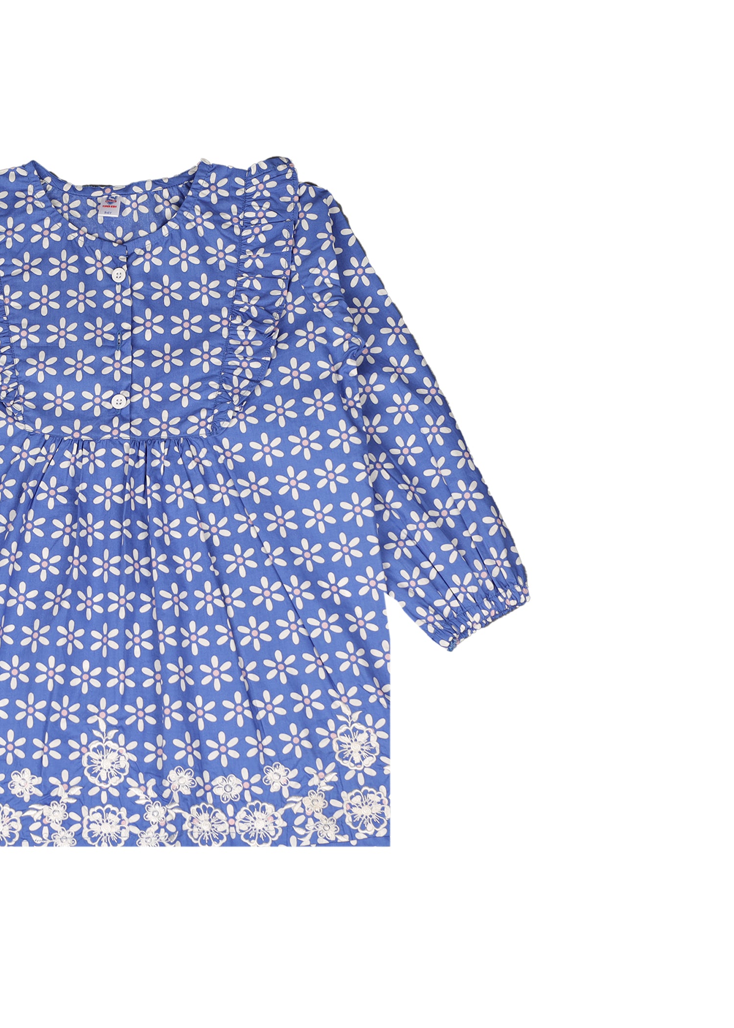 Blue Printed Top