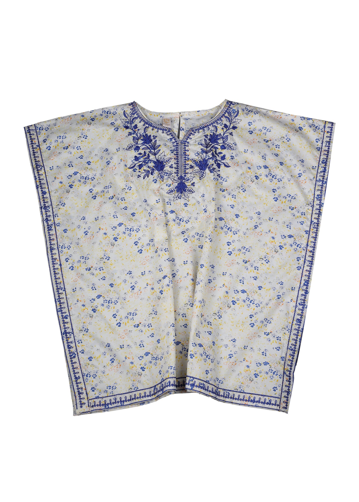 Embroidered Kaftan With Trouser