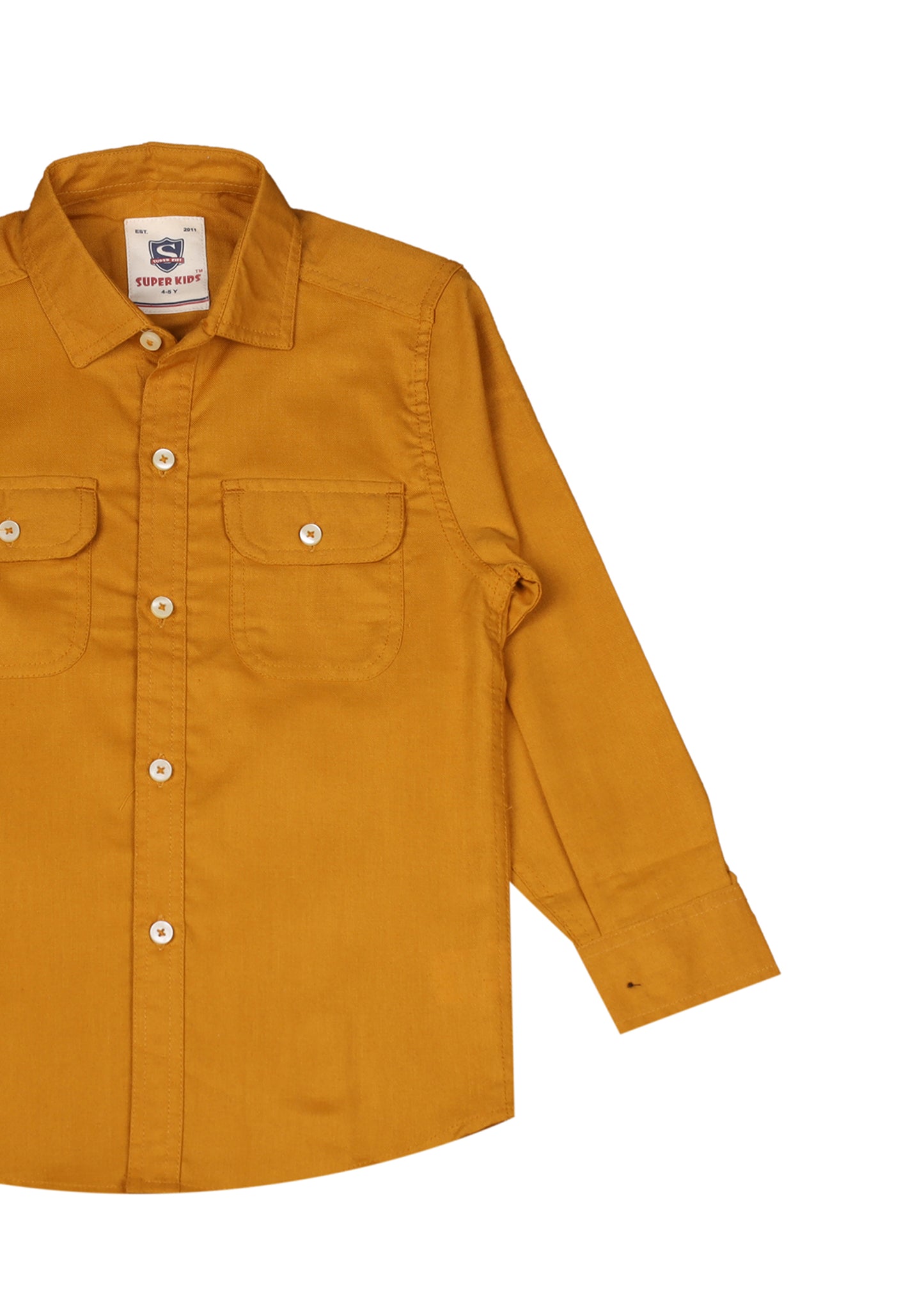 Double Pocket Buttom Down Casual Shirt