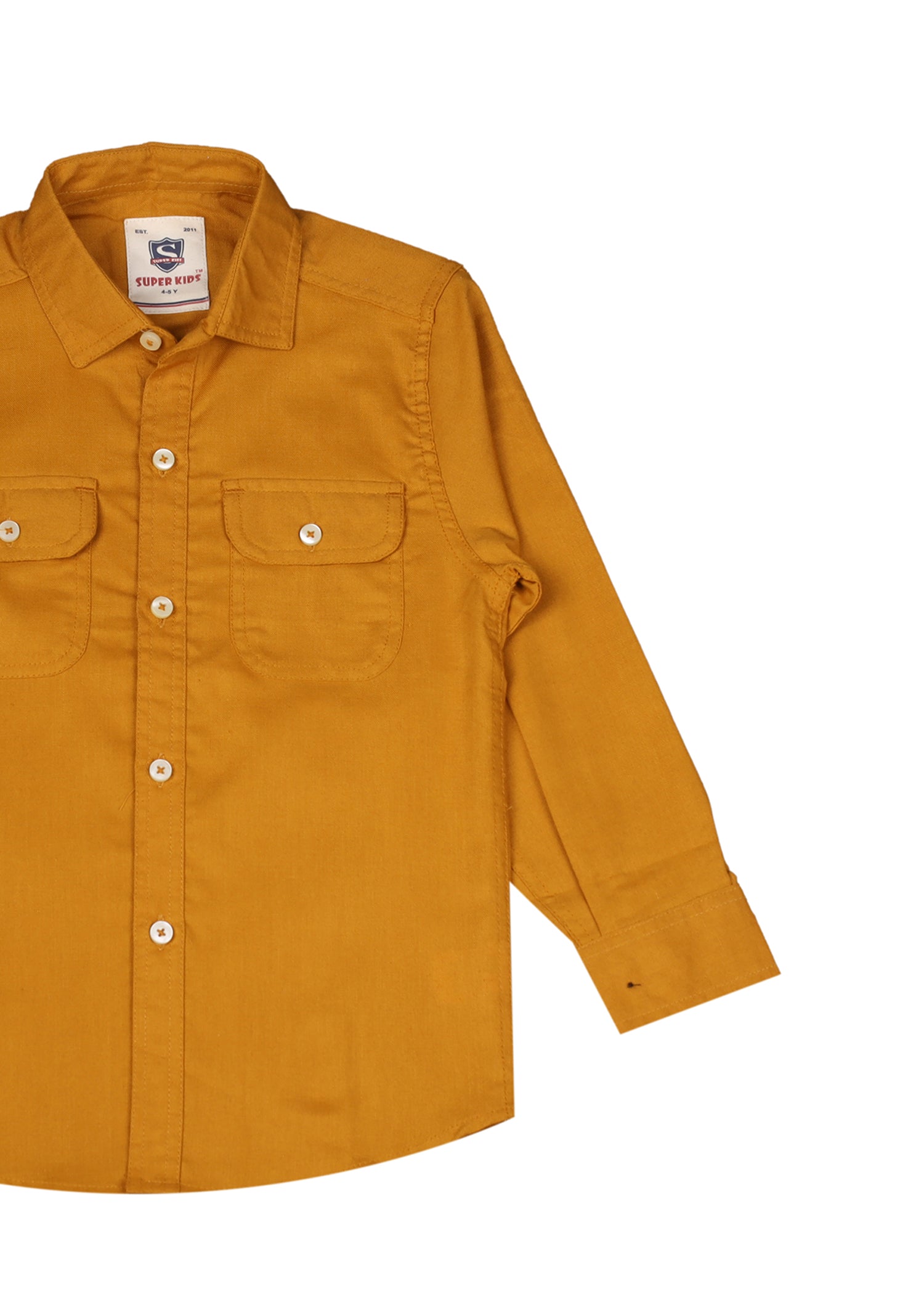 Double Pocket Buttom Down Casual Shirt