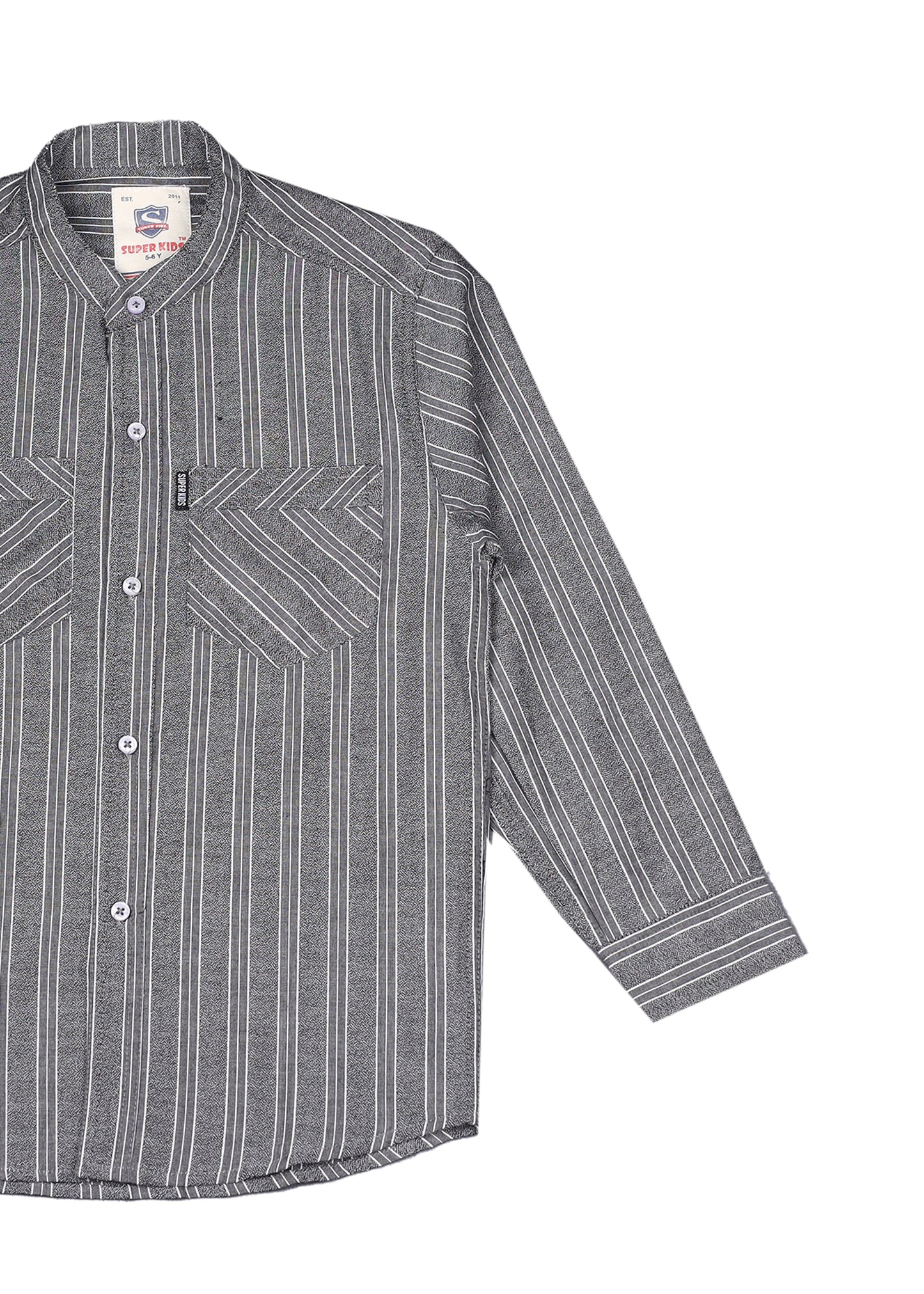 Double Pocket Buttom Down Casual Shirt