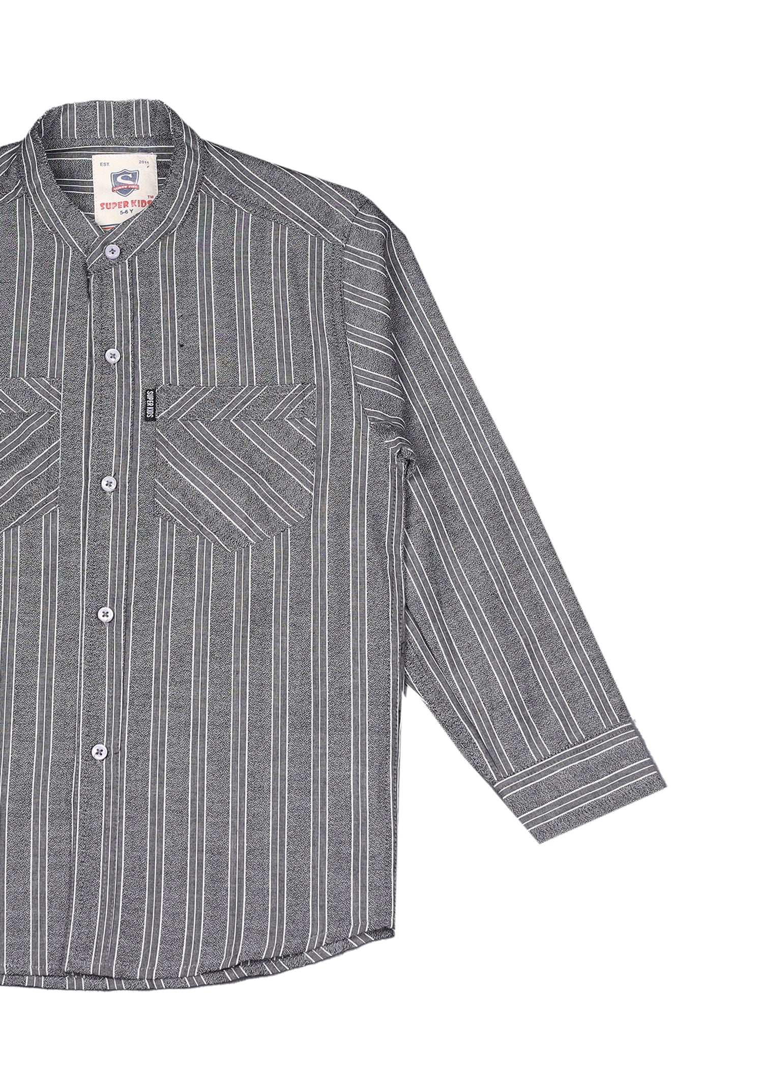 Double Pocket Buttom Down Casual Shirt