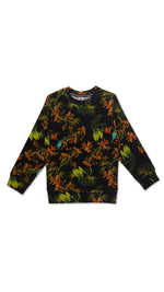 Load image into Gallery viewer, Floral Black Sweatshirt
