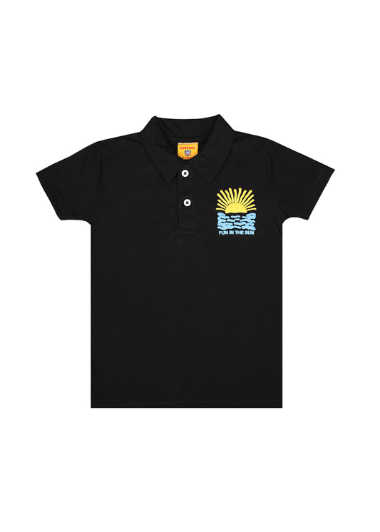 Fun In The Sun Grapic Polo Shirt