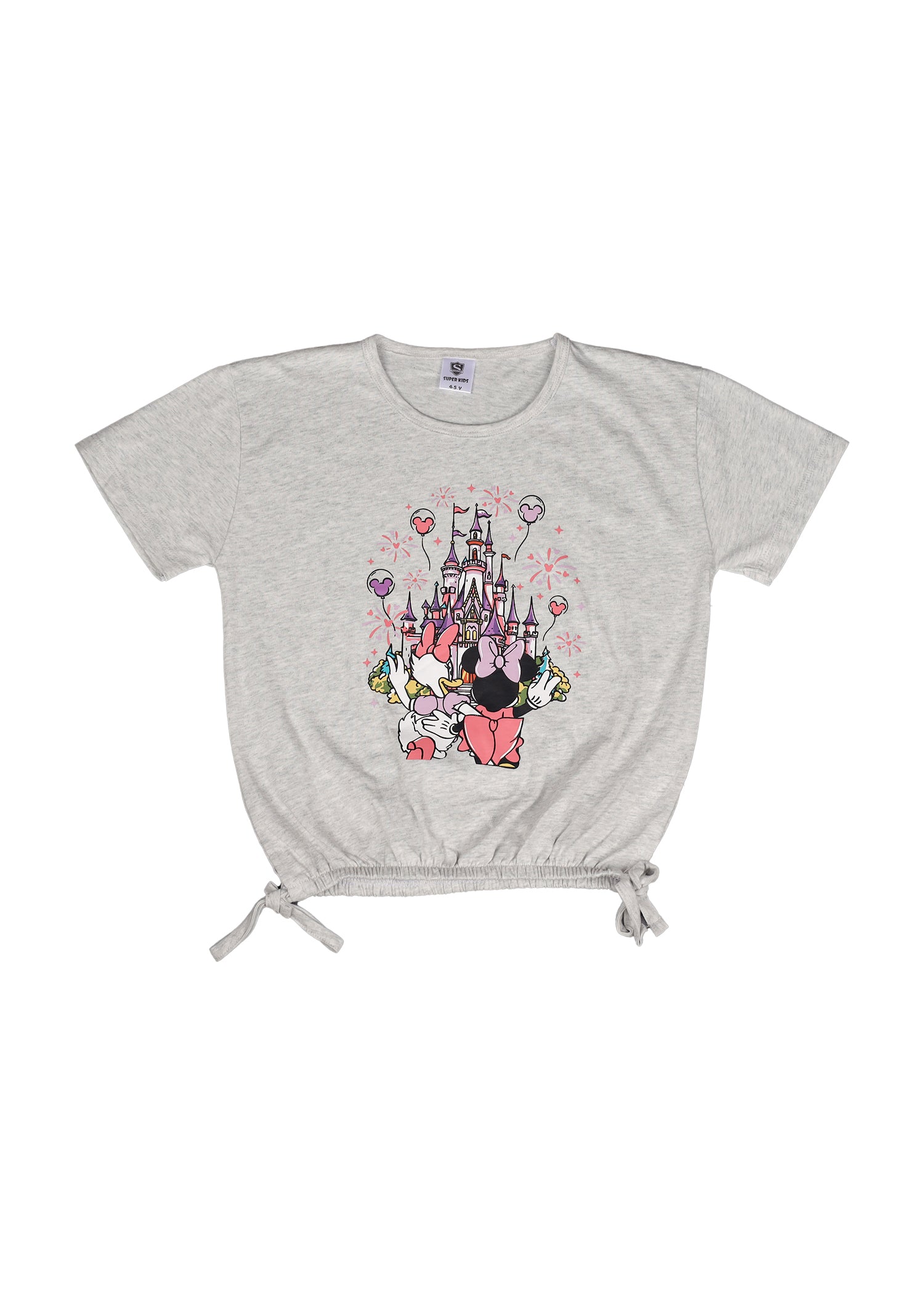 Girl's Printed Crop T-Shirt