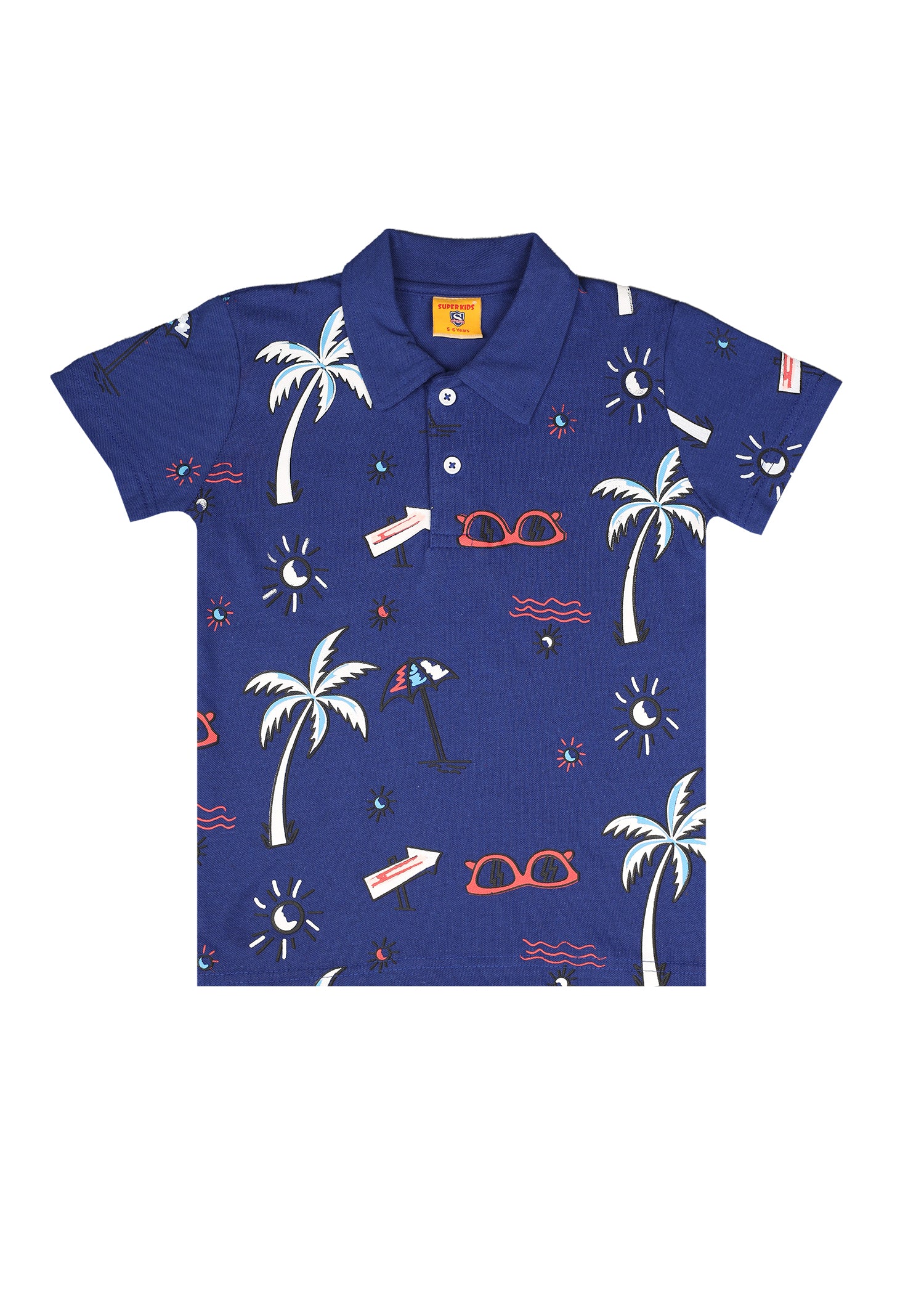 Printed Polo Shirt