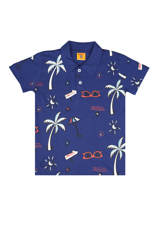 Printed Polo Shirt