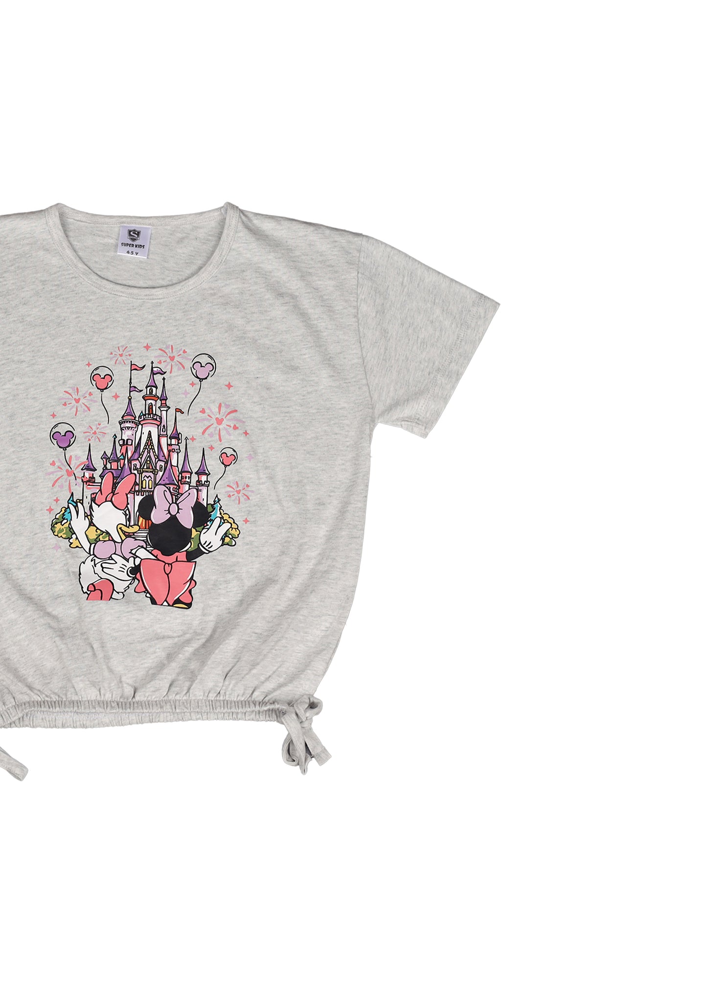 Girl's Printed Crop T-Shirt