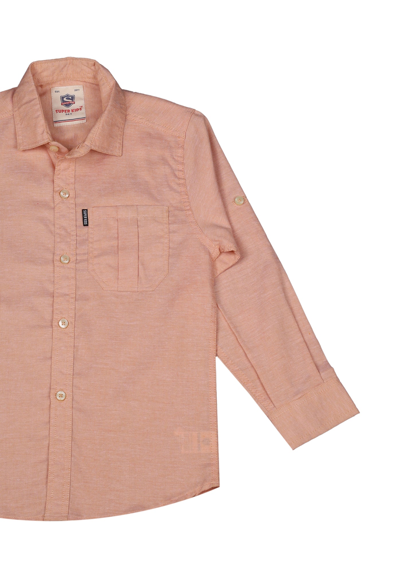 Single Pocket Buttom Down Casual Shirt