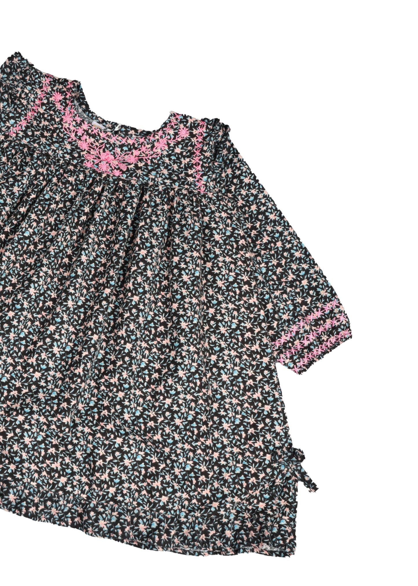 Black Embroiderd Top