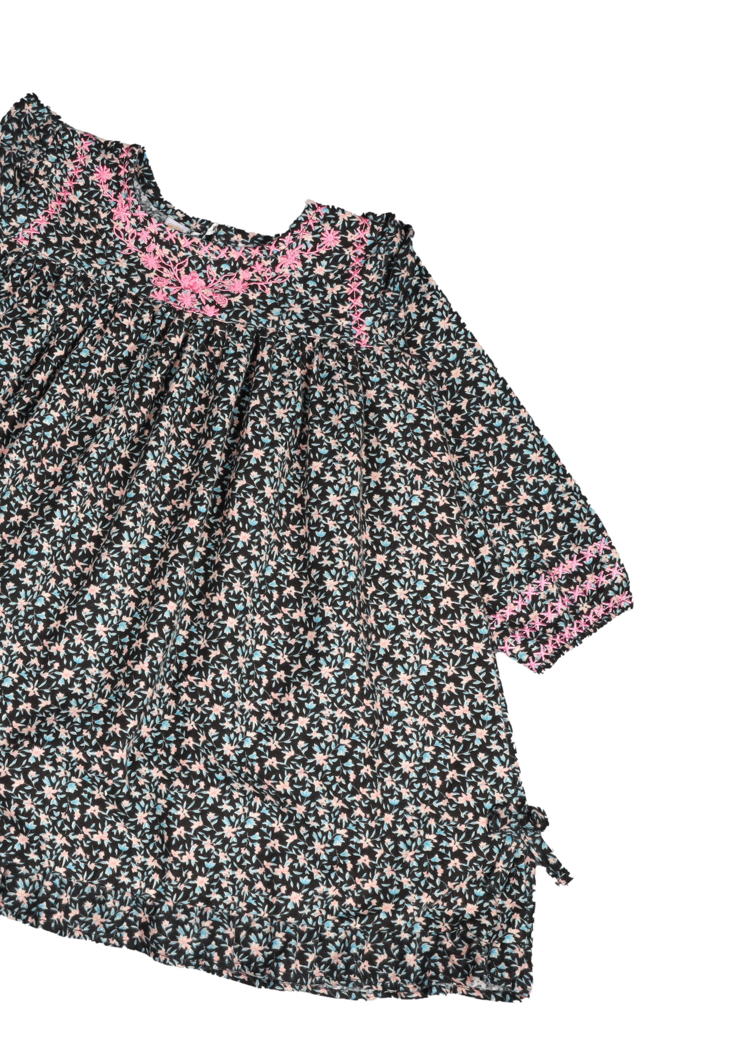 Black Embroiderd Top