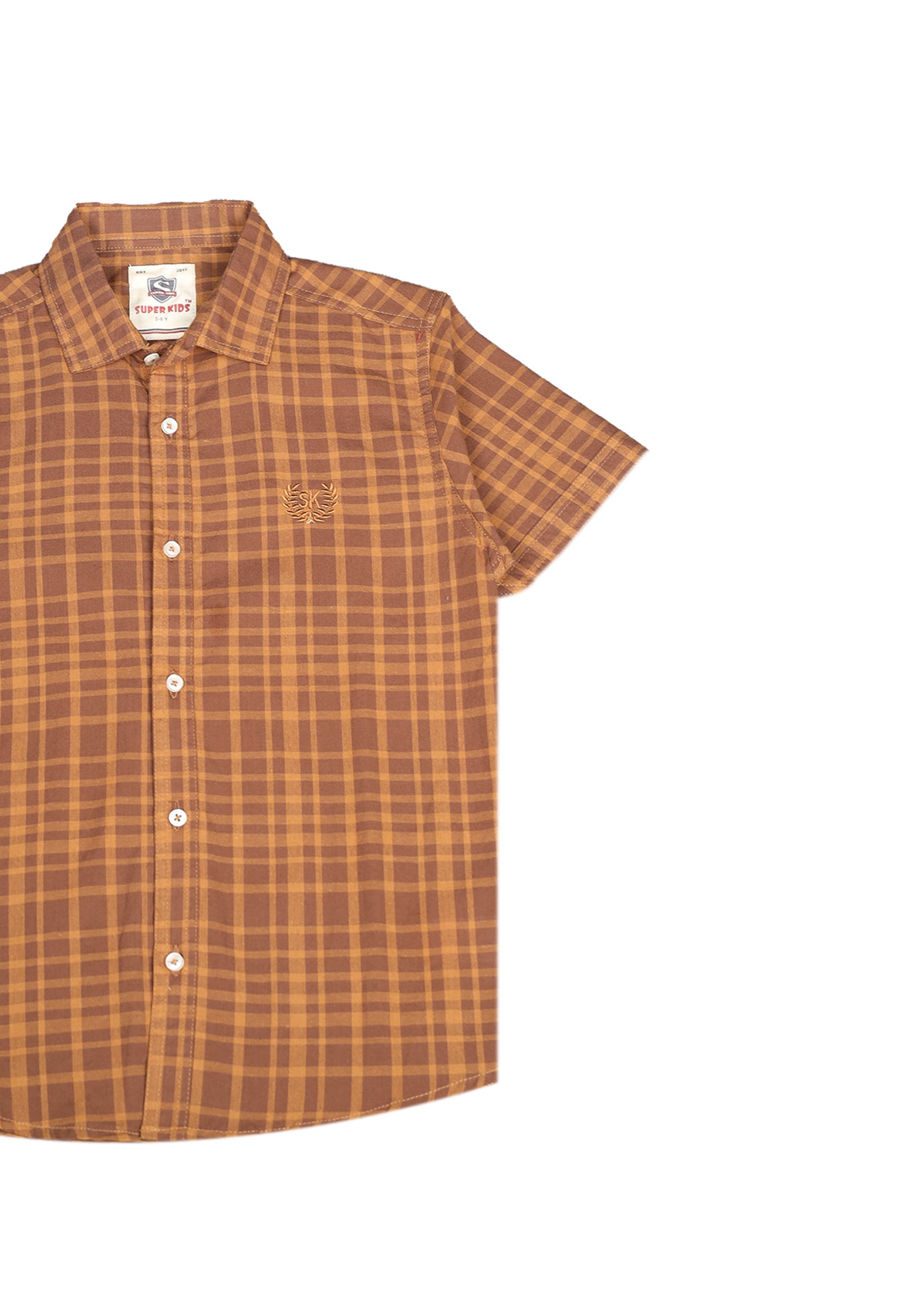 Checked Short Sleeve Shirt