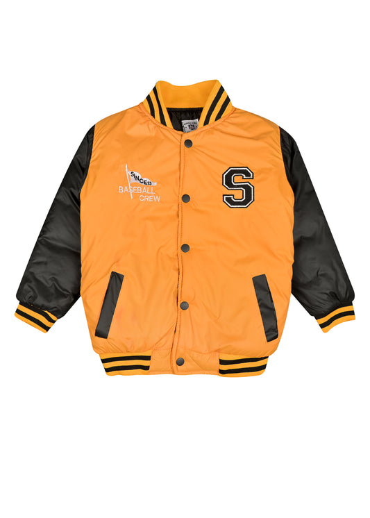 Varsity Button Through Jacket