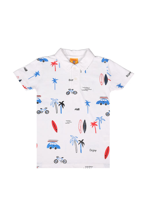 Printed Polo Shirt