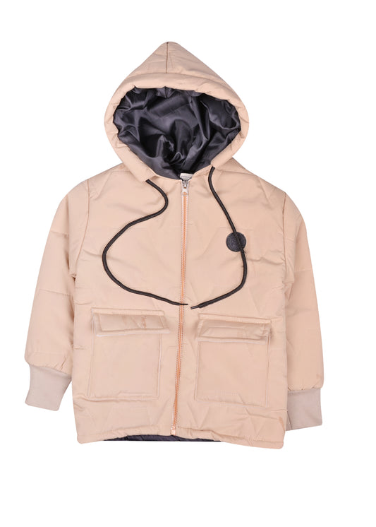 Block Pocketed Long Sleeve Jacket