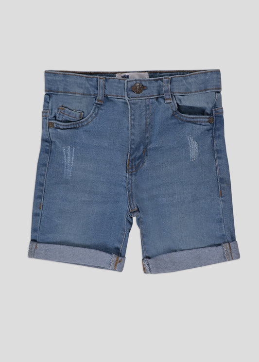 Ripped Denim Short