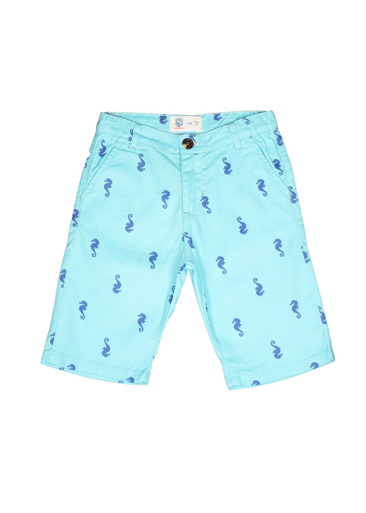 Kid's Printed Cotton Short