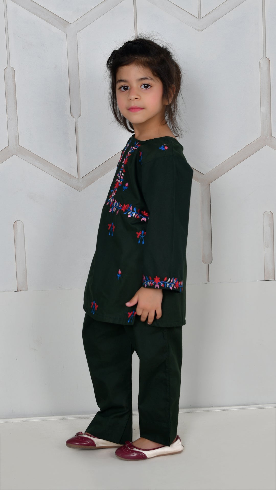 Embroidered Kameez & Trouser