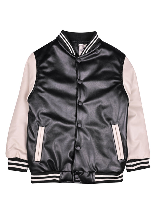 Varsity Button Through Jacket