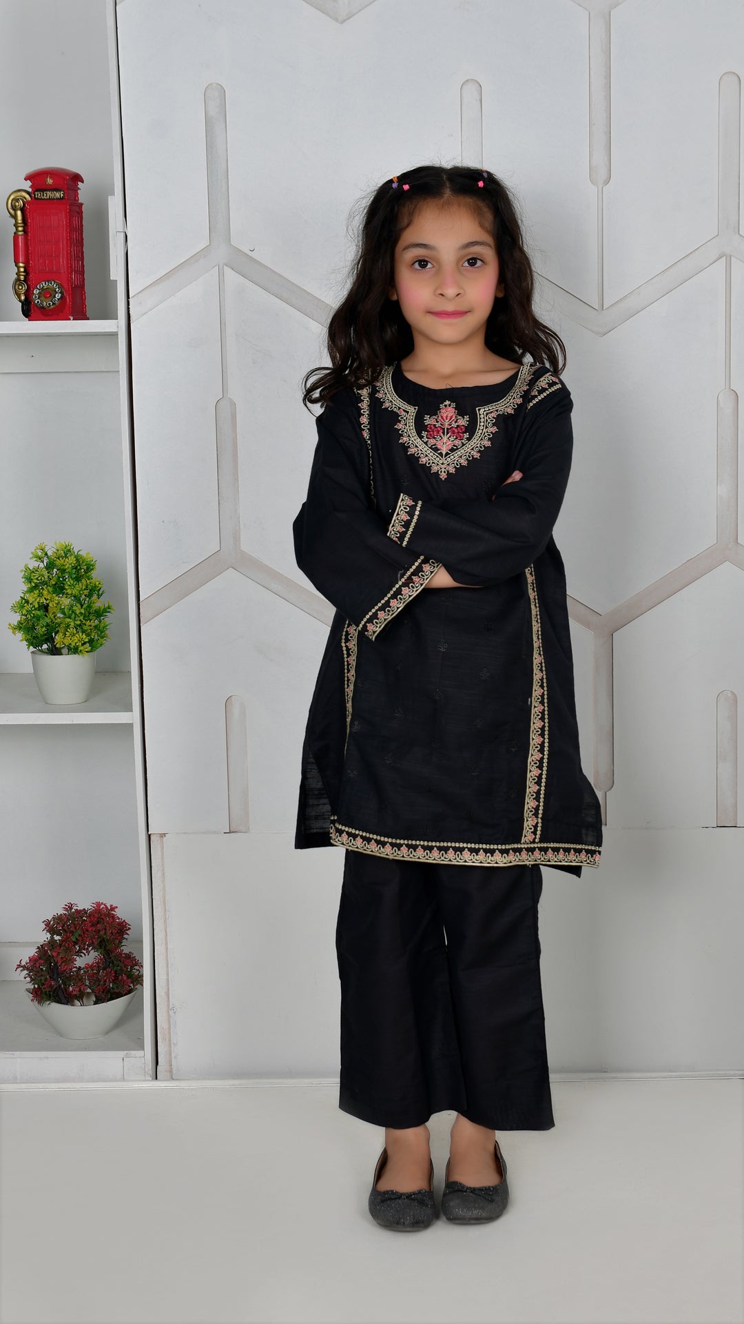 Embroidered Kameez & Trouser